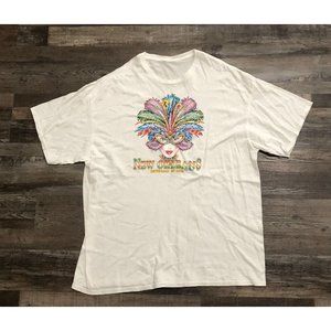 Vintage New Orleans Birthplace of Jazz Adult 2XL White T Shirt